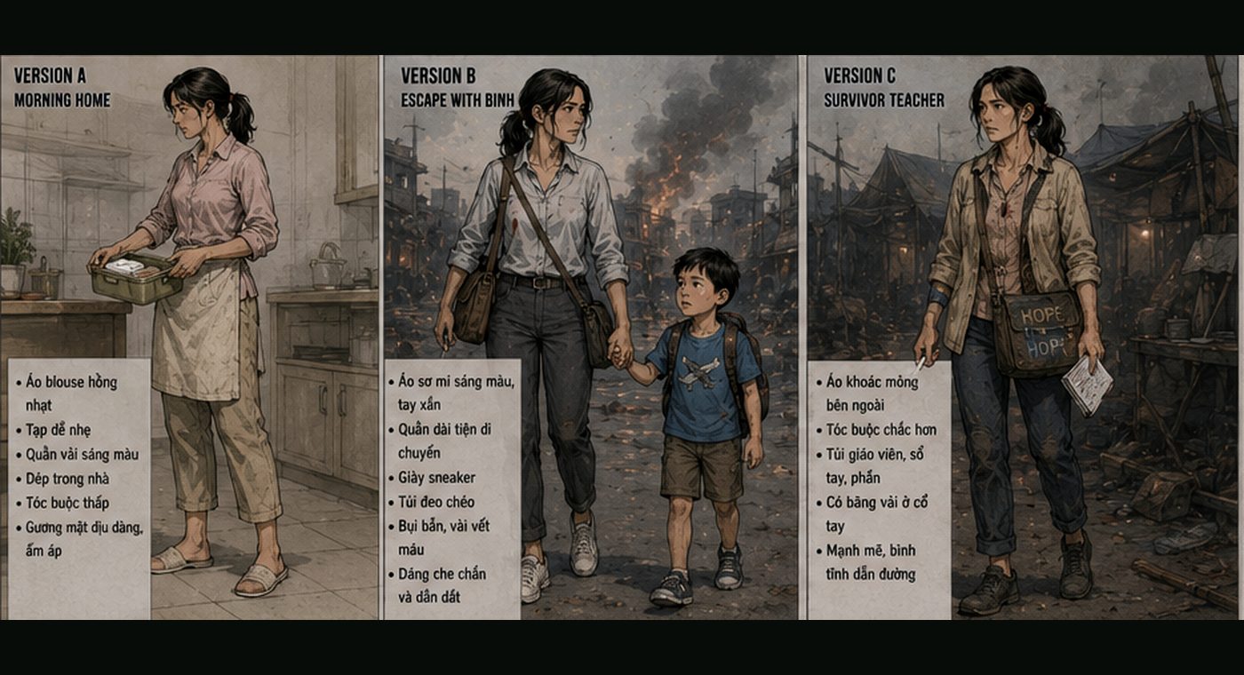 Costume variants